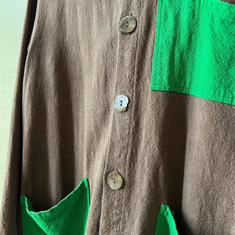 Fashion Brand Company Tree People Shirt Jacket Small Chain Stitch Penelope Gazin - Picture 8 of 10